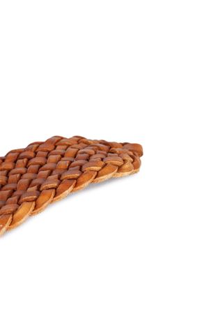 16Ply brown leather belt DRAGON DIFFUSION | 6050DGS6MATTAN